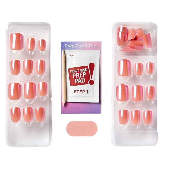 imPRESS Color FX Press-On Nails - Shimmering Pink ATMOSPHERE - Picture 3 of 6